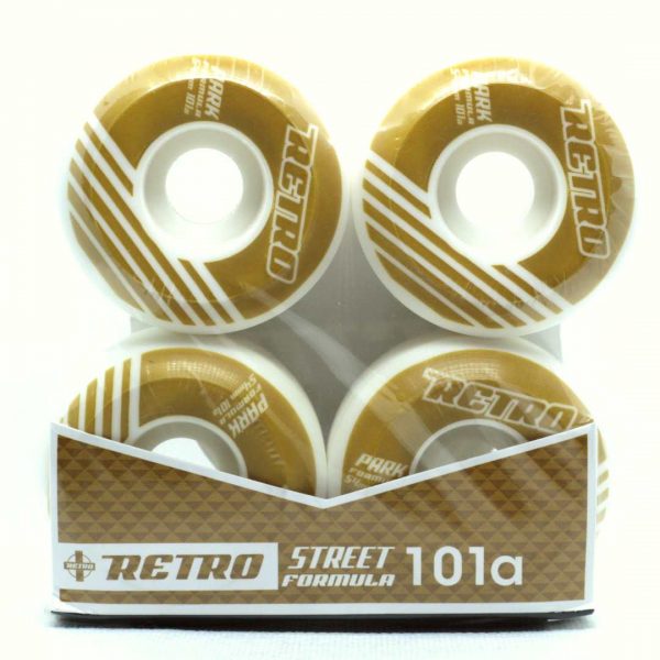 RETRO WHEELS -  GOLD - 54mm - 101A