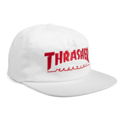 SNAPBACK MAG LOGO WHITERED THRASHER SNAPBACK MAG LOGO WHITERED THRASHER